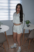 Creamy short set