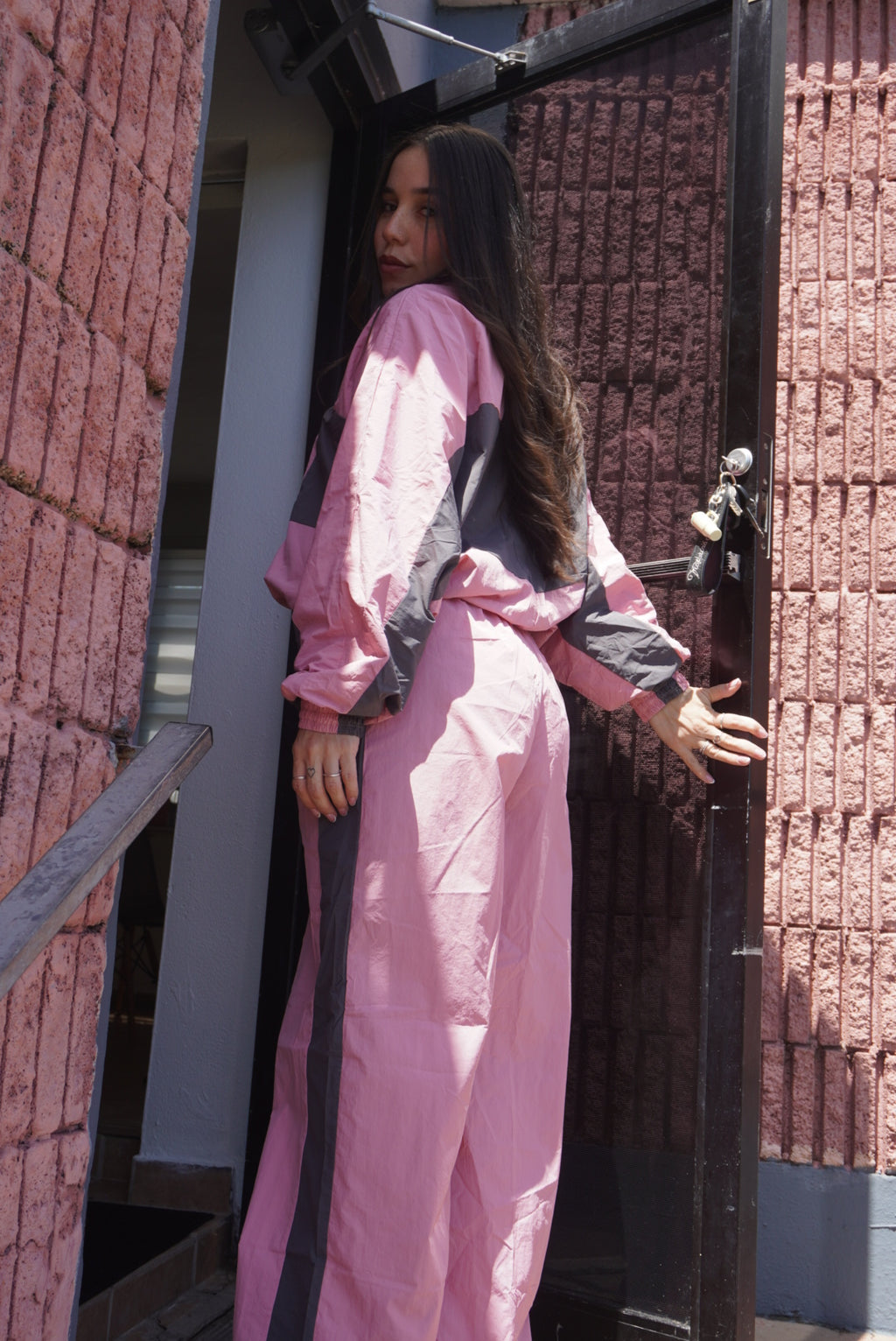 Pink and gray set