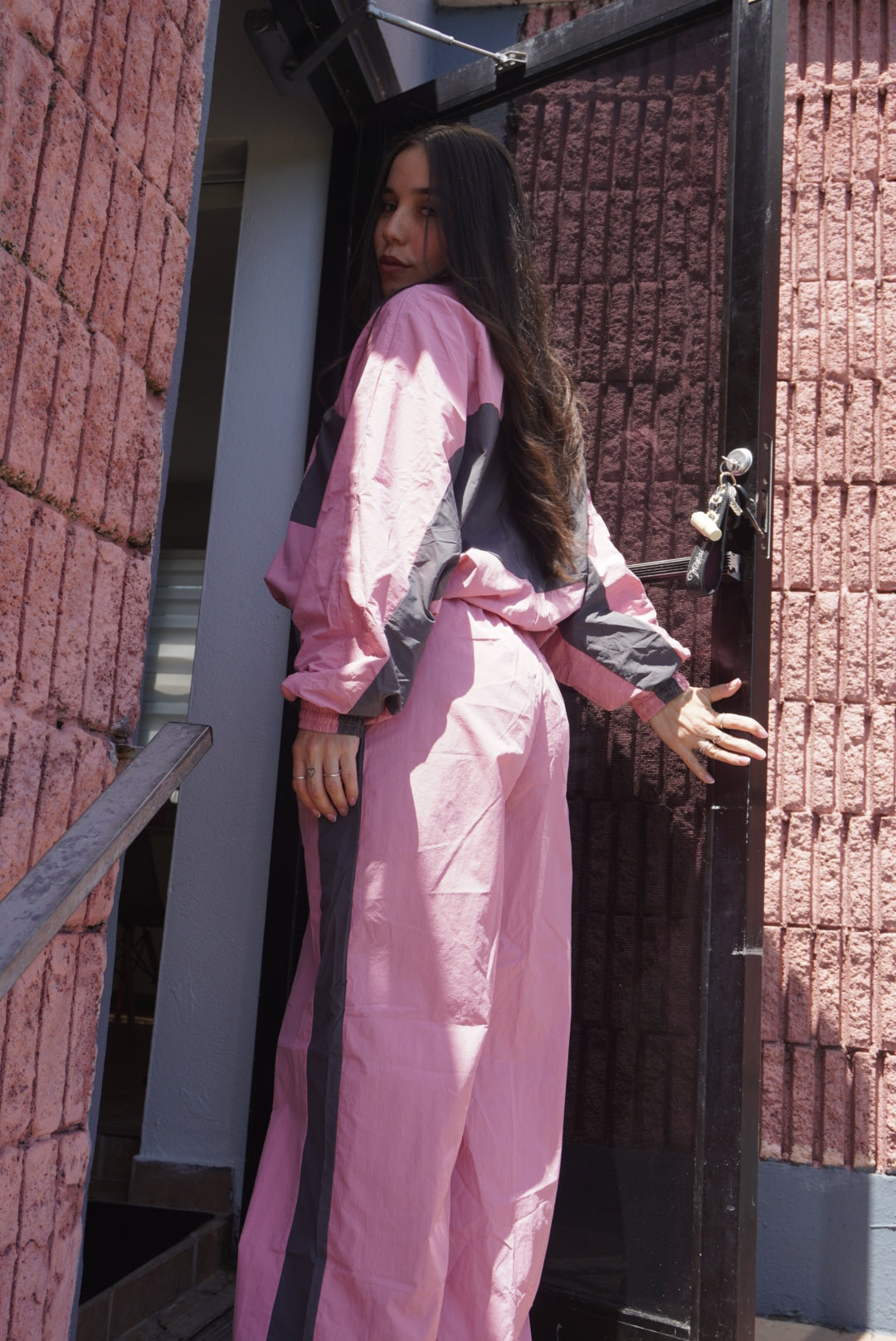 Pink and gray set