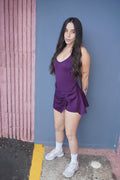 Violet skort romper