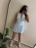 Blue dress