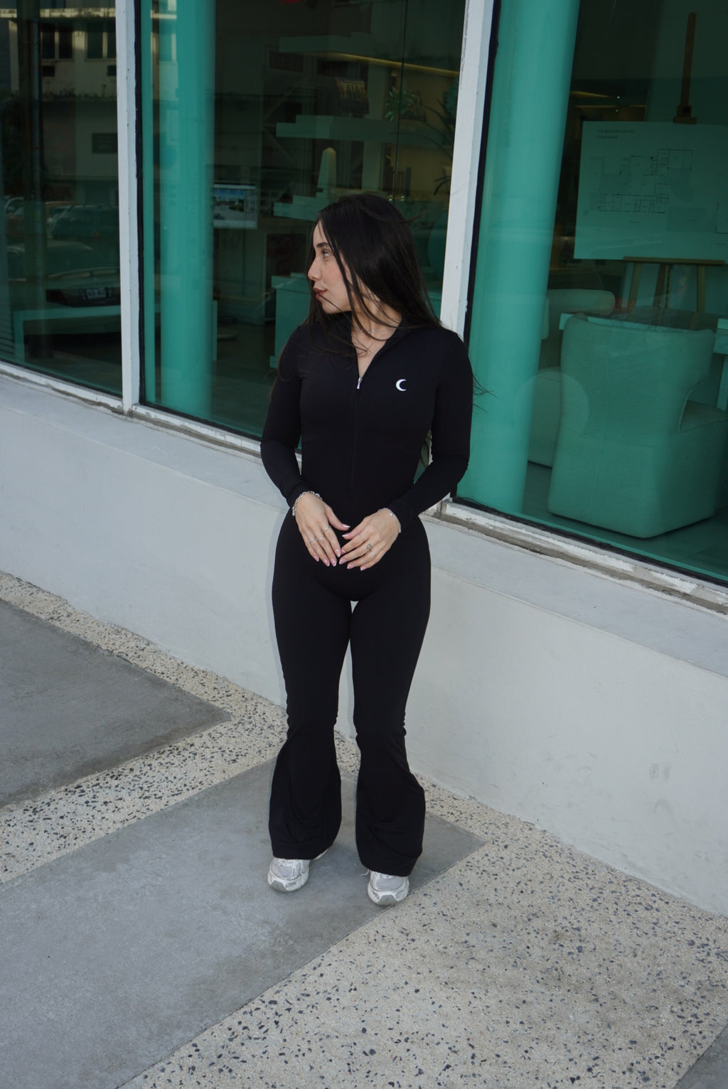 Black jumpsuit